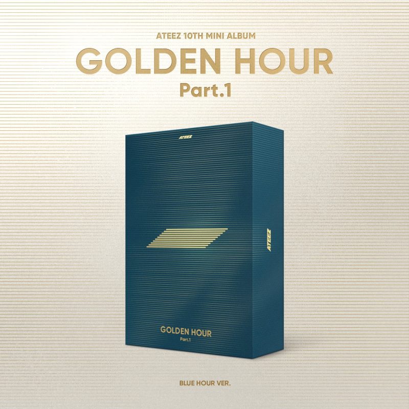 ATEEZ GOLDENHOUR BLUE