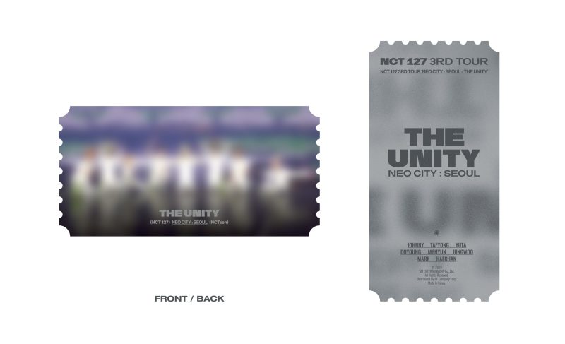 BD NCT127 3RD TOUR THE UNITY