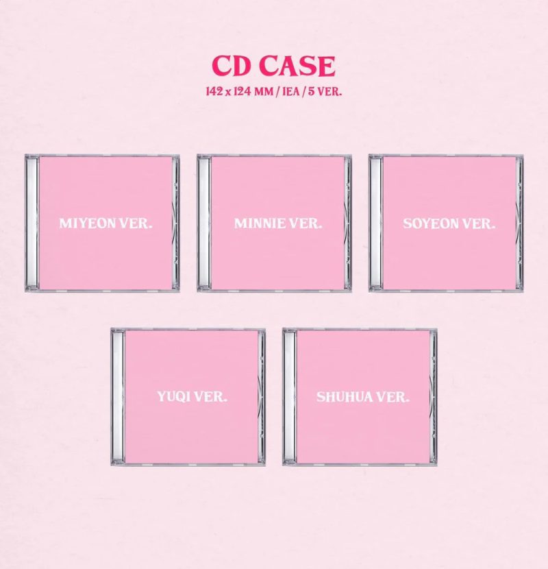 gidle gi dle i feel 6th mini album jewel version kyou 2