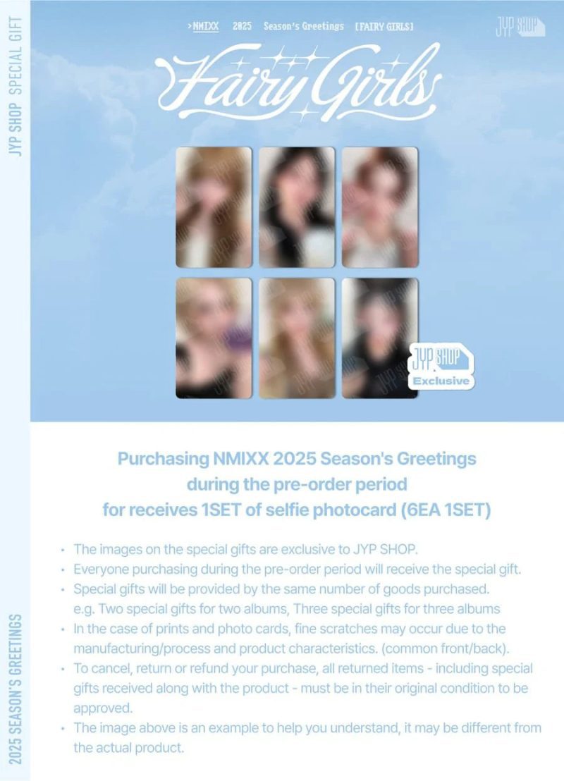 pre order nmixx 2025 seasons greetings fairy girls with jyp shop pob 384545