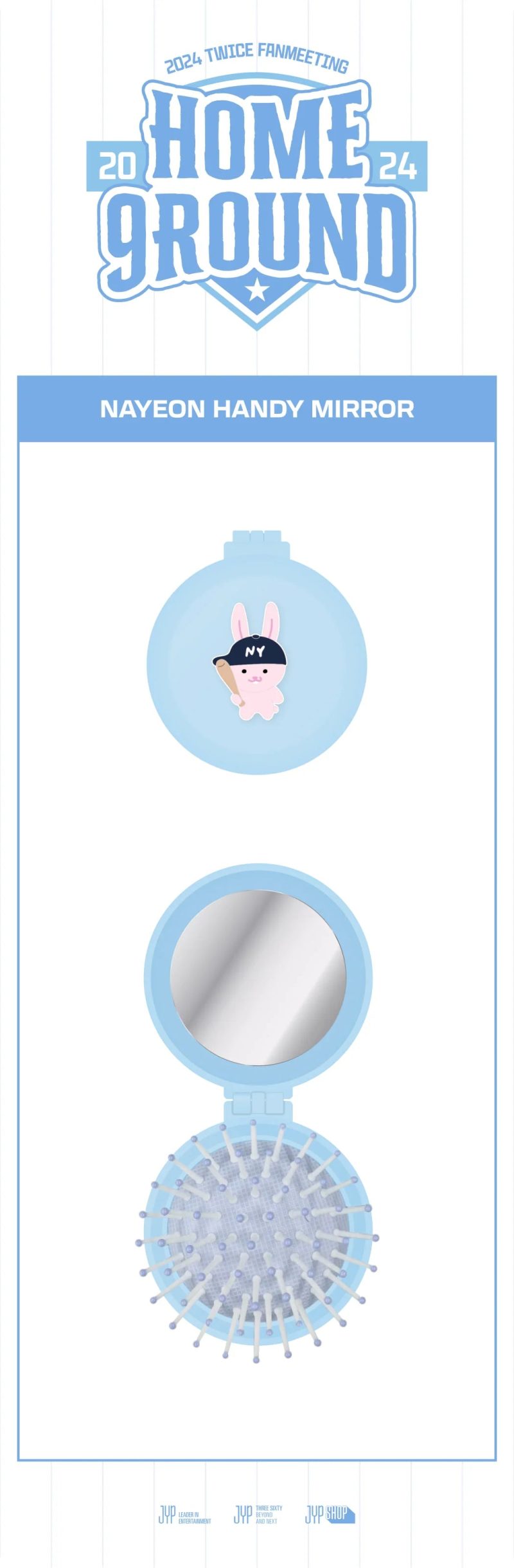 twice nayeon handy mirror 2024 fanmeeting home 9round official md packaging preview